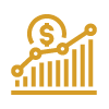 Icon of money chart